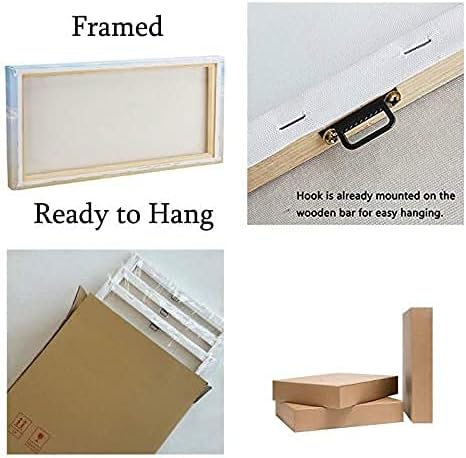 Inspirational Canvas Painting Wall Art -EPHANY ART - Mindset Quotes Prints, Motivational Wall Art Success Framed Entrepreneur Poster Positive Quotes Wall Poster for Home Office Workplace (M-3pcs,24x36inchx3pcs)