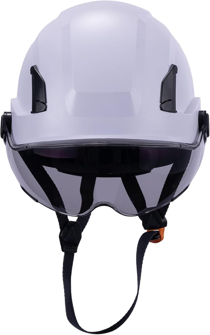 Land Helmets EcoPro Safety Helmet - ANSI/ISEA Z89.1-201 Type 1 Class C Vented - OSHA Approved - Lightweight Helmet with 6 Pt Suspension for Arborist, Industrial & Fall Protection