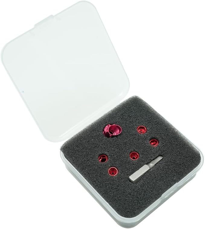 Linkboy Archery 37/45 Degree Hooded Peep Sight Compound Bow Peep Sight Inner Core 6X/8X Clarifier Aperture Lens Kits for Hunting