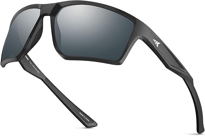KastKing Osage Polarized Sport Sunglasses for Men and Women, Ideal for Driving Fishing Cycling Running, UV Protection