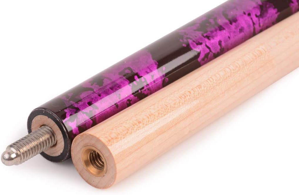 58" Pool Cue/Pool Stick Ergonomic Design Hardwood Canadian Maple 13mm Tip 18-21oz Billiard Cue B1SN