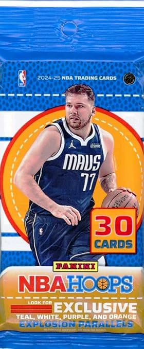 2024/25 Panini Hoops Basketball HUGE Factory Sealed JUMBO FAT CELLO Pack with 30 Brand New Cards! Look for New Rookies & Autos of Top 2024 Basketball Rookies & EXCLUSIVE Explosion Parallels!