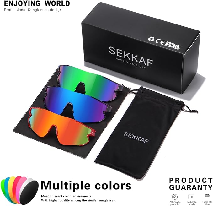 Kids Baseball Sunglasses for Boys Girls Youth Softball Cycling Sports Sunglasses UV400 Protection Age 5-12