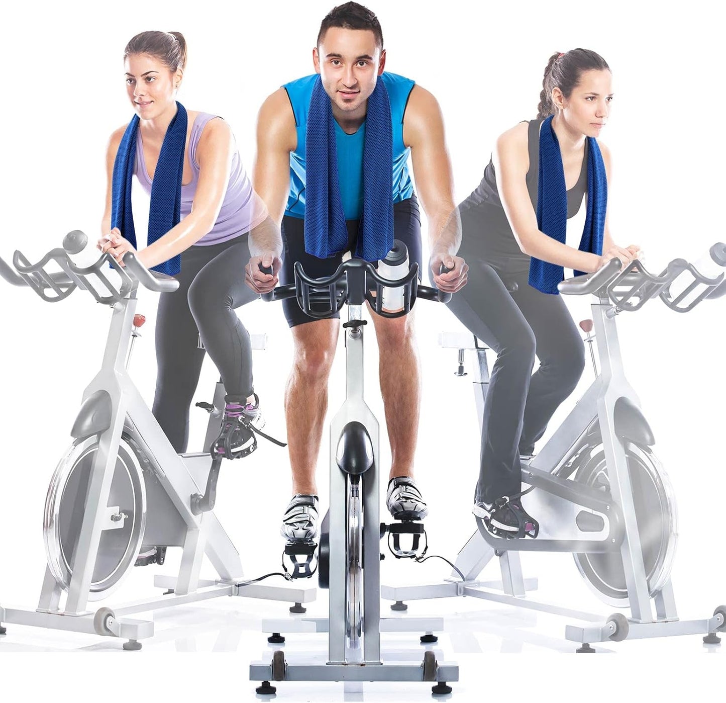 Hosuly 30 Pack Cooling Towels, 40"x12" Ice Breathable Soft Chilly Sweat Rag Microfiber Workout Rags for Gym Cooling Towels for Neck and Face for Yoga Golf Sport Running