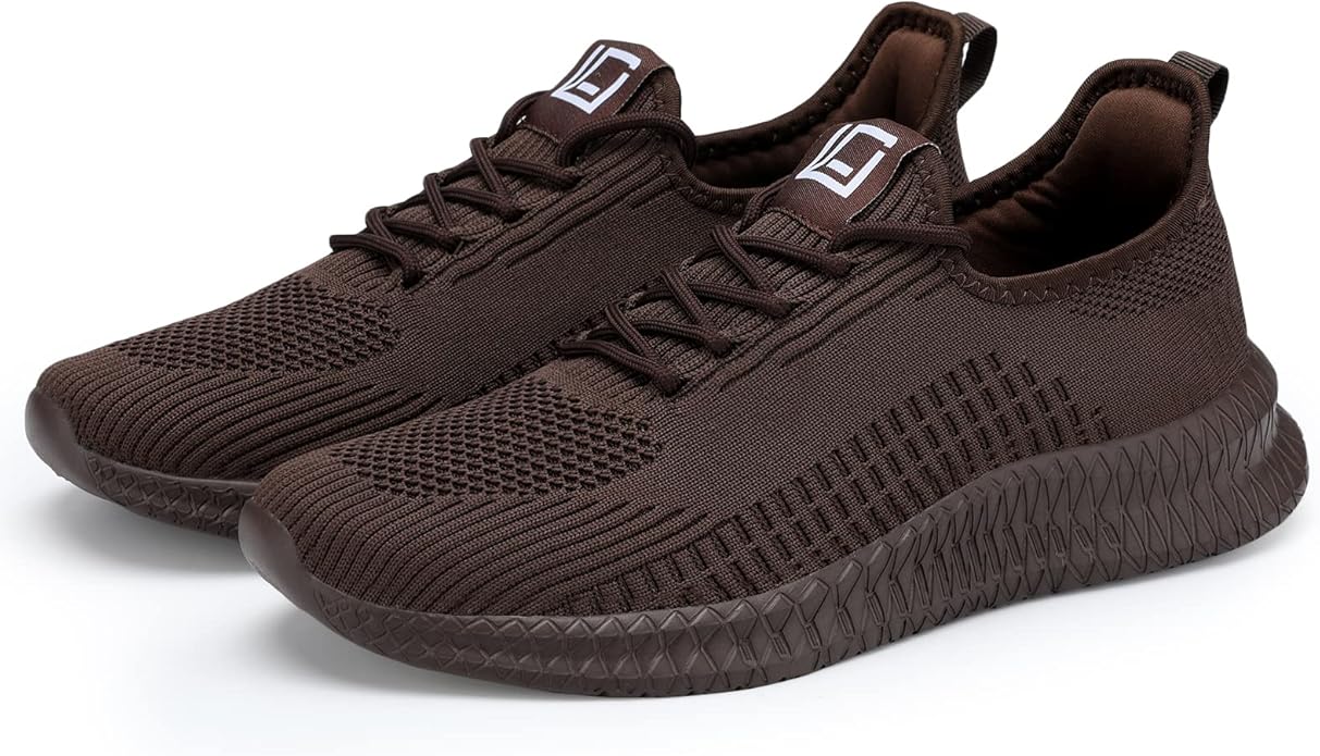 LCGJR Men's Running Shoes Ultra Lightweight Breathable Comfortable Walking Shoes Casual Fashion Sneakers Mesh Workout Shoes