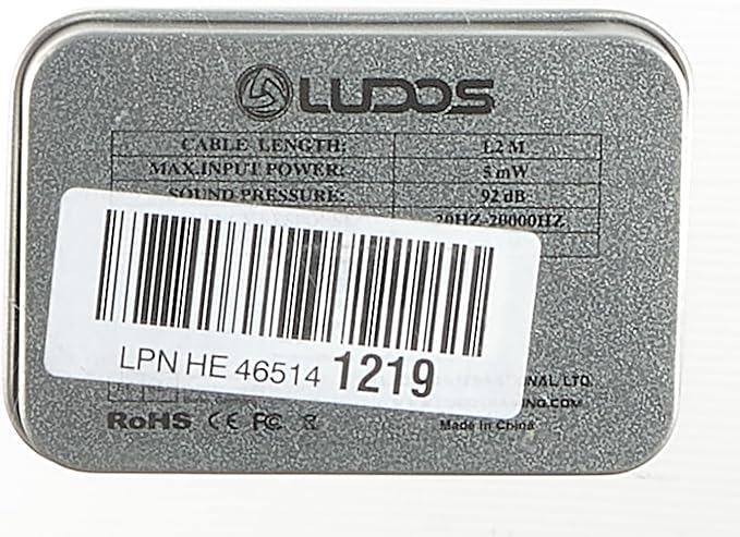 LUDOS Clamor Wired Earbuds in-Ear Headphones, 5 Years Warranty, Earphones with Microphone, Noise Isolating Ear Buds, Memory Foam for iPhone, Samsung, School Students, Kids, Women, Small Ears - Yellow