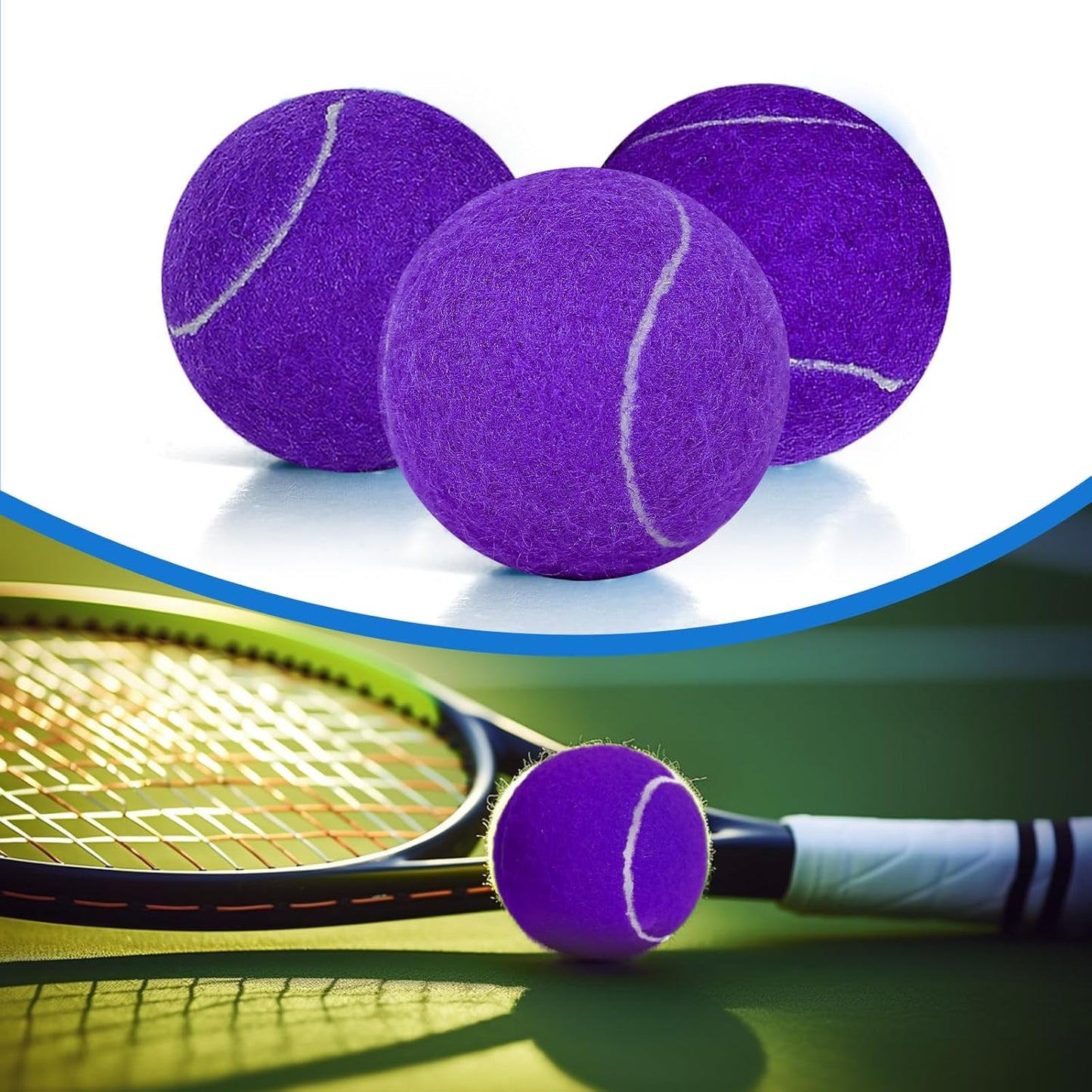 30 Pack Tennis Balls, Training Tennis Balls, Pet Dog Playing Balls, Practice Tennis Balls with Mesh Bag for Transport and Beginner Training