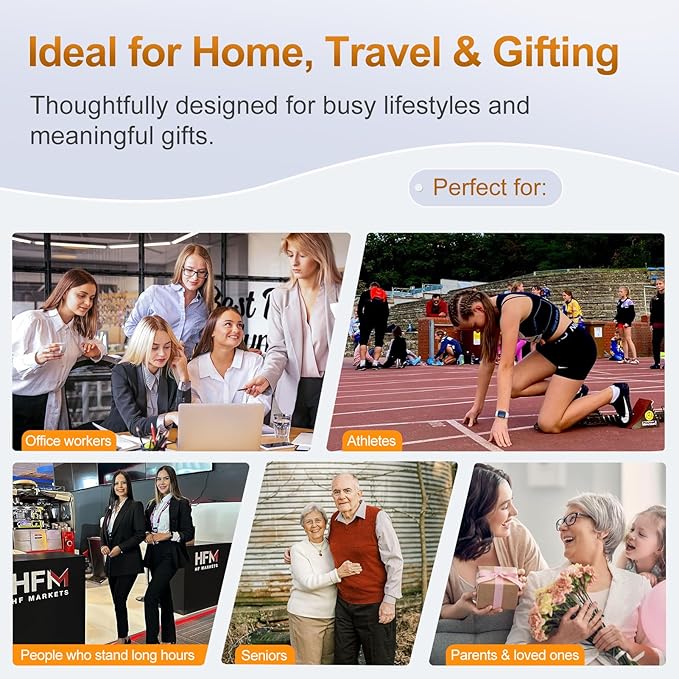 Lymphatic Drainage Massager, Anti-Cellulite & Stretch Mark Reduction Body Sculpting Machine for Legs, Arms & Belly, Skin Firming & Fat Loss, with Microcurrent, Heat, Light & Vibration