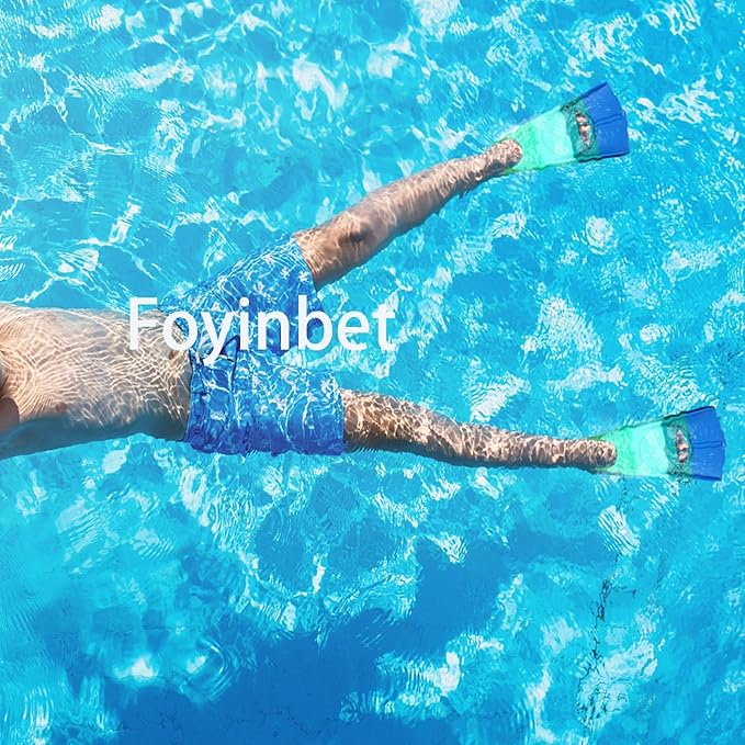 Kids Swim Fins,Short Kids Fins Youth Swimming Flippers for Lap Swimming Training for Children Girls Boys Beginners
