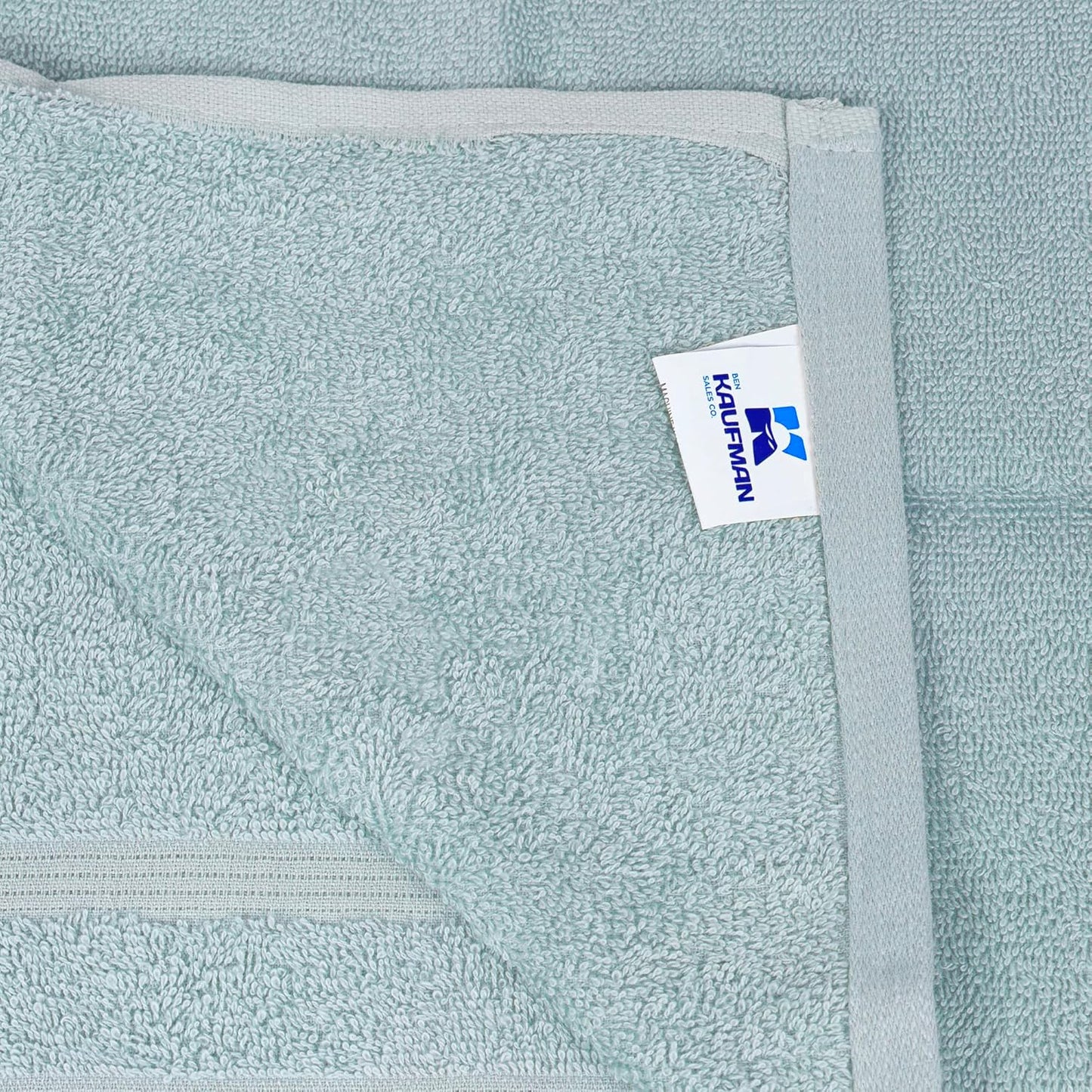 Kaufman - Premium Hand Towels Set for Bathroom, Spa, Gym, and Face Towel 100% Cotton Ring Spun, Ultra Soft Feel and Highly Absorbent Towels (Aqua, 72-PK)
