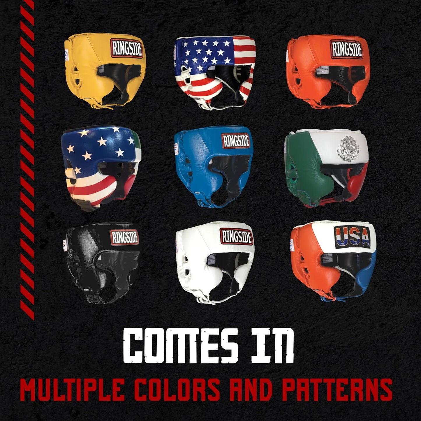 Ringside Competition Boxing Muay Thai MMA Sparring Head Protection Headgear with Cheeks