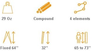 4 Stable Sticks® Essential 4 Points Bipod Shooting Sticks - Lightweight Aluminium, Extrem Stability for Hunting and Shooting, Foldable and transportable