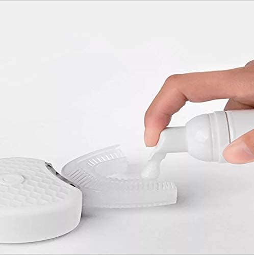 V-White Foam Teeth Whitening Toothpaste - Organic Toothpaste Fluoride Free, Alcohol Free, pH Balanced - Deep Cleansing, Stain Removal, Travel Friendly, for Kids & Adults (Large, Natural)