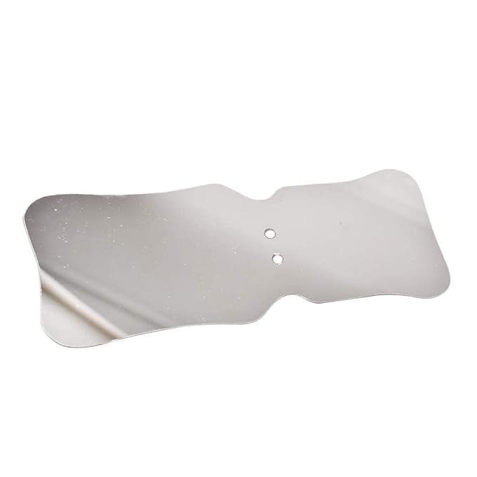 Angzhili 1 piece Dental Photography Mirrors Dental Orthodontic Mirror Stainless Steel Single Sided Photographic Occlusal Mirror,Bendable Dental Oral Mirror Intra-Oral Reflector(A type)