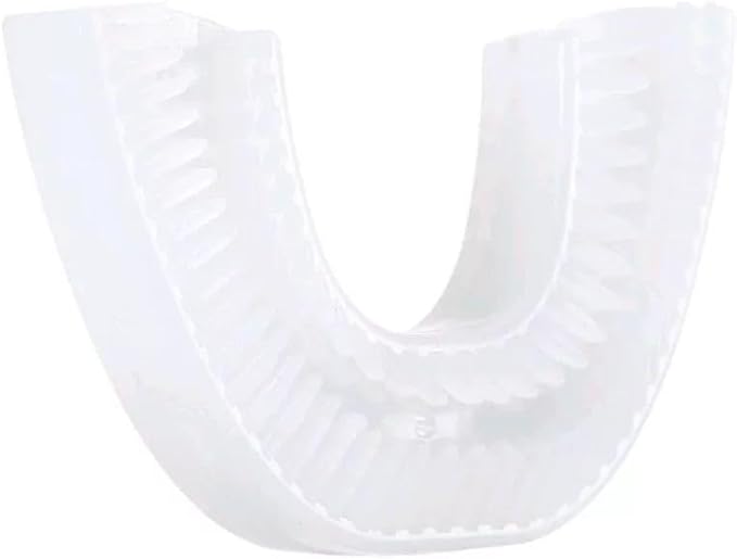 Scandinavian Smiles Brush 360° U-Shape Electric Toothbrush for Adults, IPX7 Waterproof,Oral Cleaning,Hands-Free Auto-Cleaning (1 Replacement Brush Head)