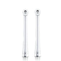 2PCS Oral Irrigator Nozzle Fit for Philips Soni care AirFloss Ultra HX8032/HX8331/HX8332/HX8340/HX8341/HX8381, Generic Soni care Flosser Replacement Heads