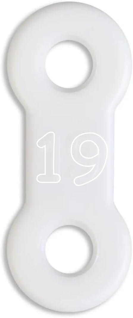 25 Pack: Replacement Straps for EMA Anti-Snoring Appliance, EMA Replacement Elastic Strap, Snore Guard Bands, Compatible with Myerson EMA Snore Appliance (White (Soft), 19mm)