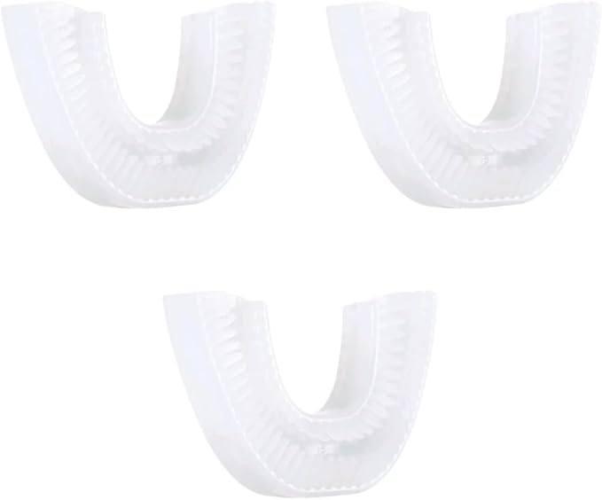 Scandinavian Smiles Brush 360° U-Shape Electric Toothbrush for Adults, IPX7 Waterproof,Oral Cleaning,Hands-Free Auto-Cleaning (3 Replacement Brush Head)