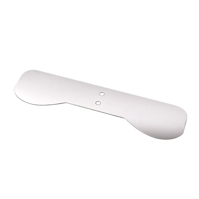 Angzhili 1 piece Dental Photography Mirrors Dental Orthodontic Mirror Stainless Steel Single Sided Photographic Occlusal Mirror,Bendable Dental Oral Mirror Intra-Oral Reflector (C type)