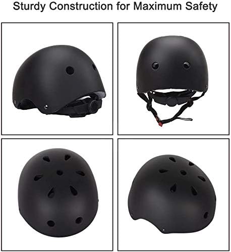 Adjustable Helmet for Ages 5-16 Kids Toddler Boys Girls Youth,Protective Gear with Elbow Knee Wrist Pads for Multi-Sports Skateboarding Bike Riding Scooter Inline skatings Longboard Roller Skate