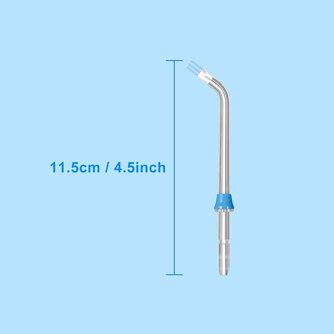 Replacement Tips Compatible with Waterpik Water Flosser and Other Oral Irrigators, Plaque Remove Bristles (6 Plaque Chaser Tips)