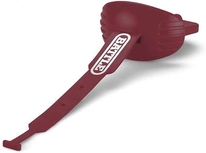 Battle Sports Speed Football Mouthguard with Strap - Oxygen Football Mouthguard Superior Airflow & Better Performance, Maximum Breathability (Maroon)