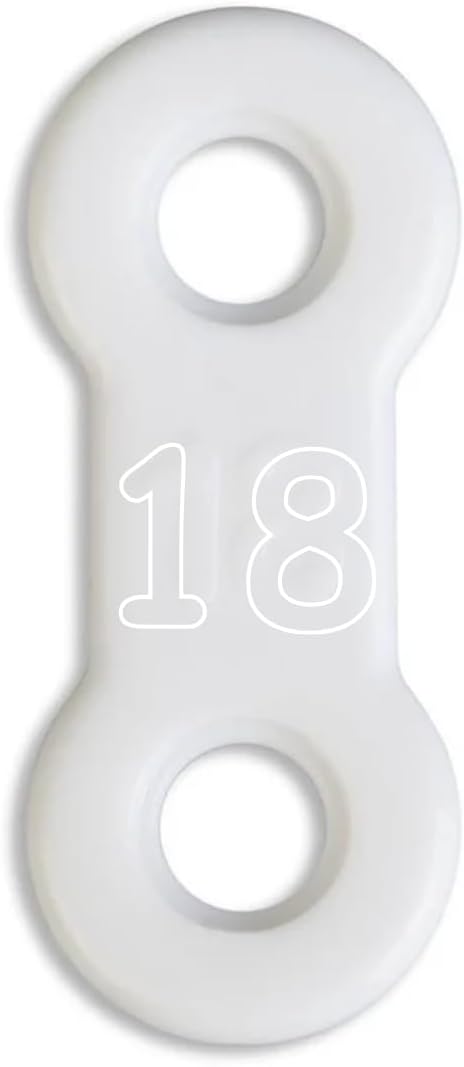 25 Pack: Replacement Straps for EMA Anti-Snoring Appliance, EMA Replacement Elastic Strap, Snore Guard Bands, Compatible with Myerson EMA Snore Appliance (White (Soft), 18mm)