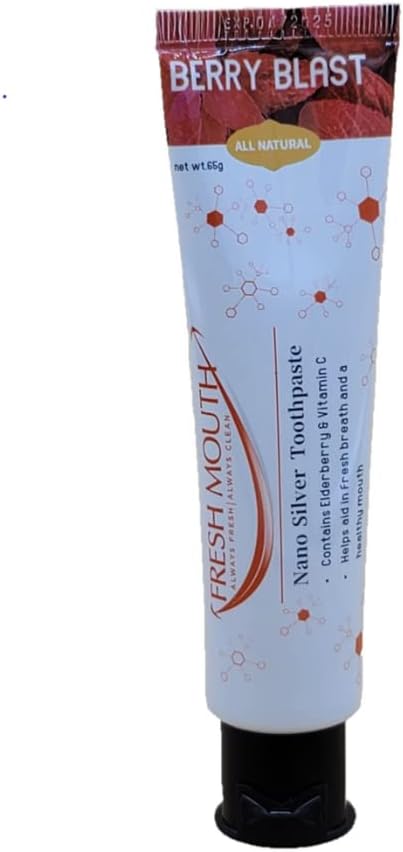 Fresh Mouth Nano Silver Toothpaste Berry Blast