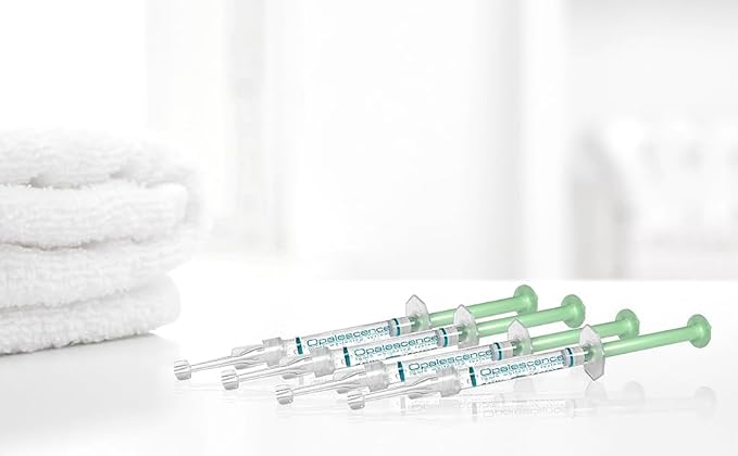 Opalescence 35% with PF Gel Syringes Teeth Whitening - (8 Syringes) Refill Kit Carbamide Peroxide. Made by Ultradent, in Melon Flavor. Tooth Whitening Refill Syringes 5404-4