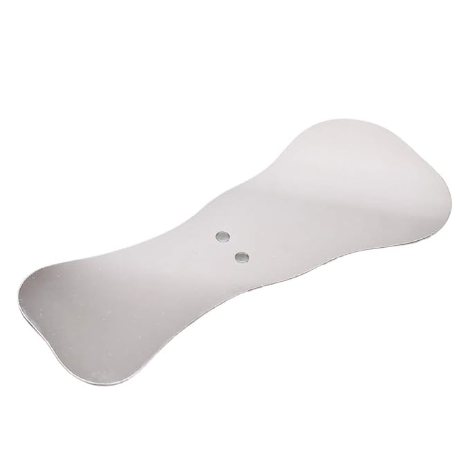 Angzhili 1 piece Dental Photography Mirrors Dental Orthodontic Mirror Stainless Steel Single Sided Photographic Occlusal Mirror,Bendable Dental Oral Mirror Intra-Oral Reflector(D type)