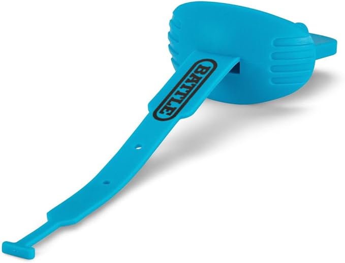 Battle Sports Speed Football Mouthguard with Strap - Oxygen Football Mouthguard Superior Airflow & Better Performance, Maximum Breathability - Neon Blue