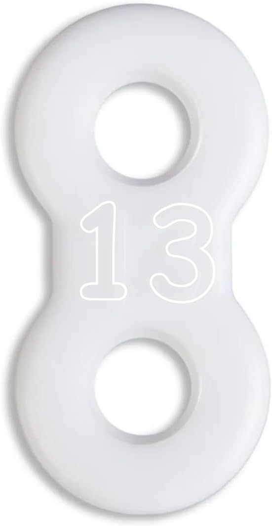 25 Pack: Replacement Straps for EMA Anti-Snoring Appliance, EMA Replacement Elastic Strap, Snore Guard Bands, Compatible with Myerson EMA Snore Appliance (White (Soft), 13mm)