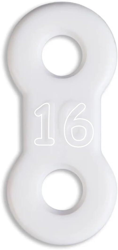 25 Pack: Replacement Straps for EMA Anti-Snoring Appliance, EMA Replacement Elastic Strap, Snore Guard Bands, Compatible with Myerson EMA Snore Appliance (White (Soft), 16mm)