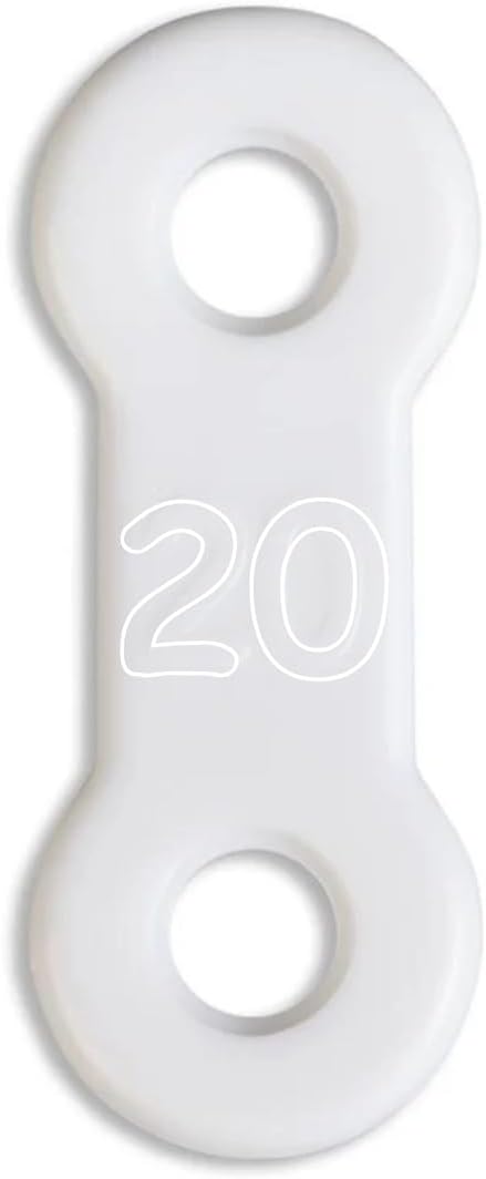 25 Pack: Replacement Straps for EMA Anti-Snoring Appliance, EMA Replacement Elastic Strap, Snore Guard Bands, Compatible with Myerson EMA Snore Appliance (White (Soft), 20mm)