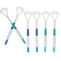 6 PCS Tongue Scraper Cleaner Tongue Coating Brush Oral Cleaning Tools