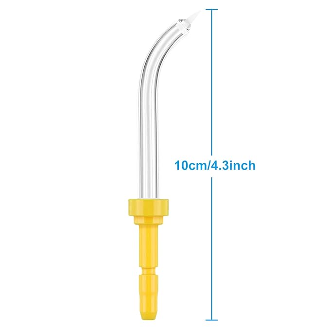 Flosser Replacement Tips for Waterpik Periodontal Tips Dental Water Flosser Tips Replacement Tips for Waterpik Water Flossers (Like WP-100) and Other Brand Oral Irrigators（6 Periodontal Tips）