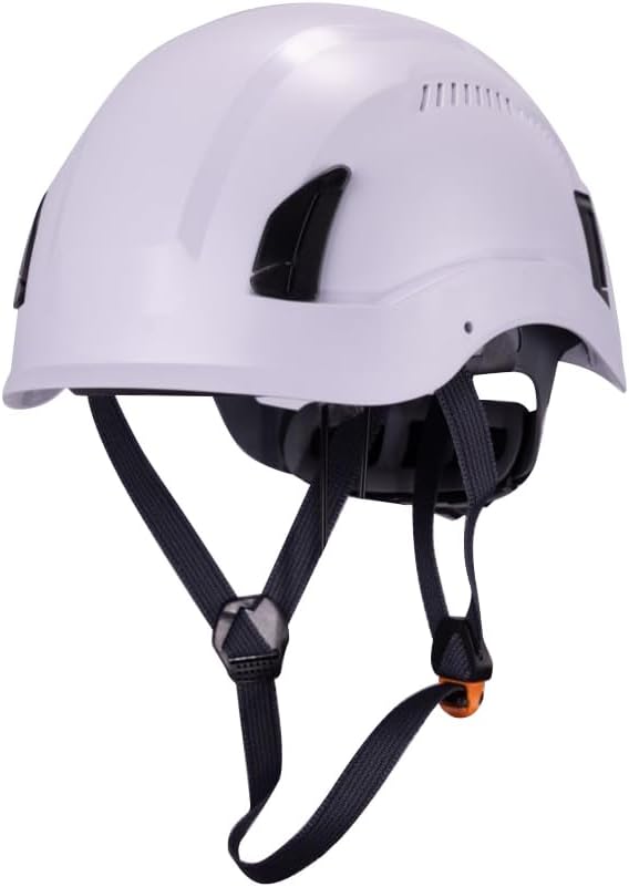 Land Helmets EcoPro Safety Helmet - ANSI/ISEA Z89.1-201 Type 1 Class C Vented - OSHA Approved - Lightweight Helmet with 6 Pt Suspension for Arborist, Industrial & Fall Protection