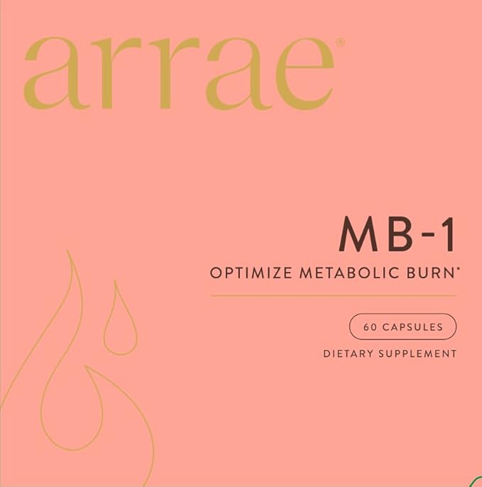 Arrae MB-1, Natural Dietary Supplement, Control Appetite, Increase Energy, Support Healthy Metabolism, 60 Capsules