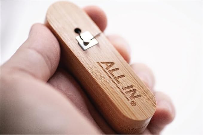 ALL IN Charcoal Floss Refills 6 x 32 Yds Each - Activated Charcoal Dental Floss Refills Only – BPA Free, Plant Based No PFAS Mint Floss for Plaque Removal, Fresh Breath (6)