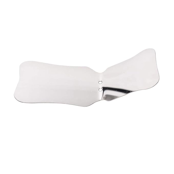Angzhili 1 piece Dental Photography Mirrors Dental Orthodontic Mirror Stainless Steel Single Sided Photographic Occlusal Mirror,Bendable Dental Oral Mirror Intra-Oral Reflector(A type)