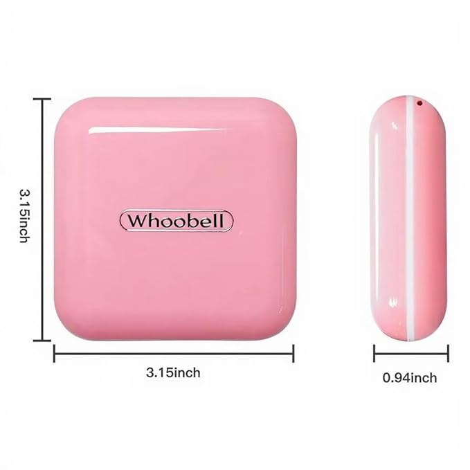 Retainer Case, Cute Retainer Case with Slim, Night Mouth Guard Case with Lid Hinge, Large Aligner Case, Inner Size 2.56, 2.36, 0.79inch（1pack)