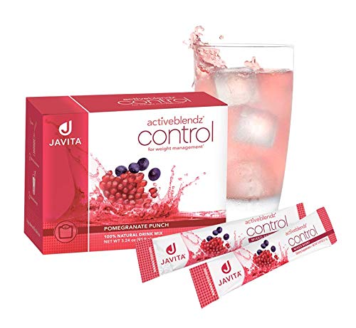 Javita Control Fruity (Acai, Pomegranate) Drink Mix Beverage with Slimming Herbs (Garcinia Cambogia, Gymnema Sylvestre) to Help Support Healthy Lifestyle, Appetite (2 Boxes/48 sticks)