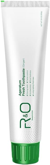 R&O Ginger Mint Fresh Toothpaste, 3.53 oz - A Miracle for Oral Hygiene, Maintains Fresh Breath, Relieves Oral Discomfort, Removes Dental Plaque (3)