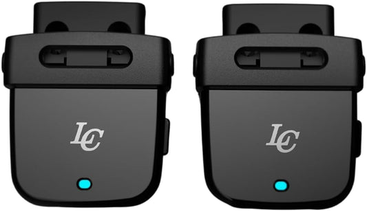 LC LaceClips Smart Activity Tracker - Shoe-Mounted Step Counter for Walking & Sports Performance Monitor - Track 25+ Activities, Jumps & Calories with App - No Subscription Required (Black)