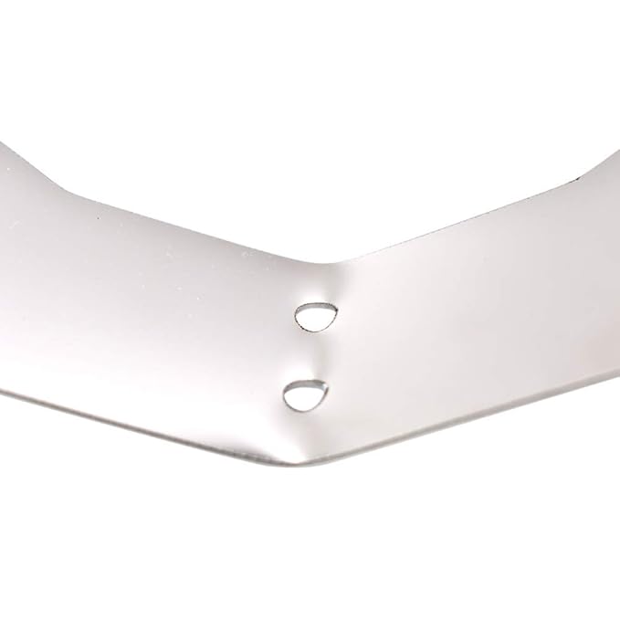 Angzhili 1 piece Dental Photography Mirrors Dental Orthodontic Mirror Stainless Steel Single Sided Photographic Occlusal Mirror,Bendable Dental Oral Mirror Intra-Oral Reflector (C type)