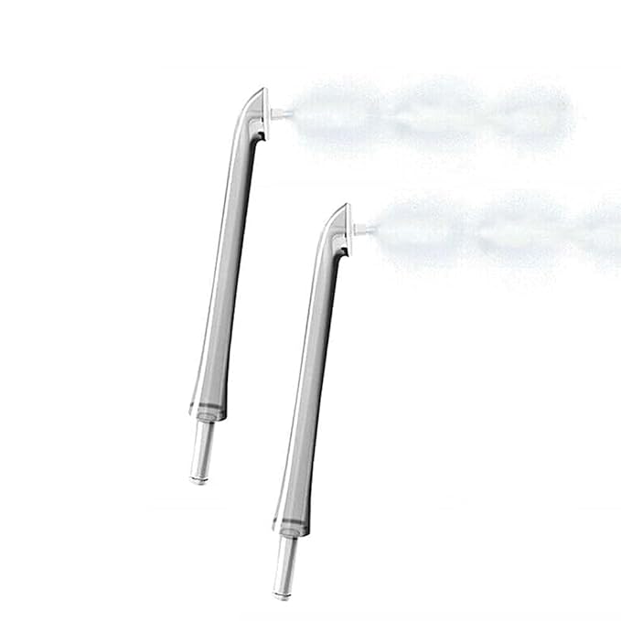 2PCS Oral Irrigator Nozzle Fit for Philips Soni care AirFloss Ultra HX8032/HX8331/HX8332/HX8340/HX8341/HX8381, Generic Soni care Flosser Replacement Heads