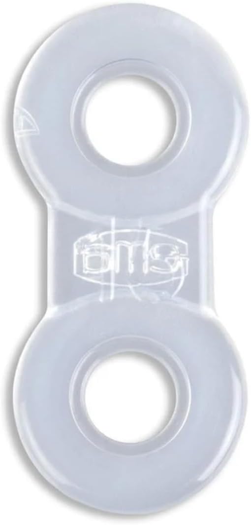 25 Pack: Replacement Straps for EMA Anti-Snoring Appliance, EMA Replacement Elastic Strap, Snore Guard Bands, Compatible with Myerson EMA Snore Appliance (Clear (Extra Firm), 15mm)