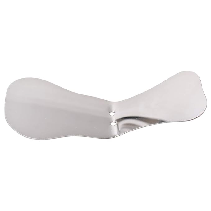 Angzhili 1 piece Dental Photography Mirrors Dental Orthodontic Mirror Stainless Steel Single Sided Photographic Occlusal Mirror,Bendable Dental Oral Mirror Intra-Oral Reflector(D type)