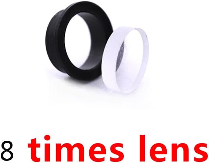 Linkboy Archery 37/45 Degree Hooded Peep Sight Compound Bow Peep Sight Inner Core 6X/8X Clarifier Aperture Lens Kits for Hunting