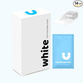 WhiteU Teeth Whitening Strips – 14 Strips – Peroxide-Free, Enamel-Safe, Sensitivity-Free – Advanced Whitening with Pap+ – Professional Dental Care for Whiter Teeth, Tartar Control – Mint Flavored